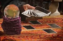 Crystal Ball and cards